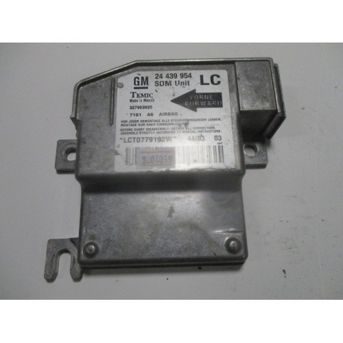 Opel Corsa C Airbag Beyni 24439954 327963935 LC