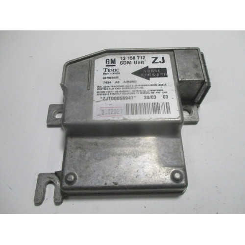 Opel Meriva Airbag Beyni 13158712 327963935 ZJ 