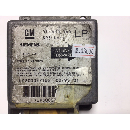 Opel Tigra Airbag Beyni 90483546LP 5WK4115