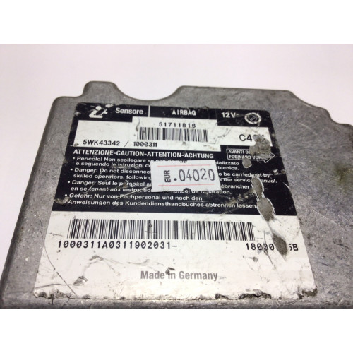 Fiat Stilo Airbag Beyni 51711816 5WK43342 