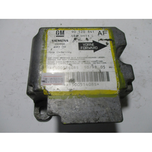 Opel Astra G Airbag Beyni 90520841 5WK4168 AF
