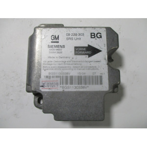 Opel Zafira A Airbag Beyni 09229303 5WK42926 BG