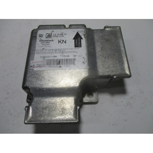 Opel Vectra C Airbag Beyni 13186947 5WK43656 KN