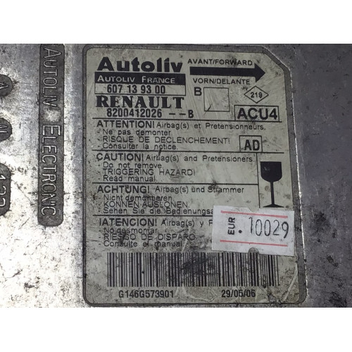 Renault Laguna Megane Airbag Beyni 8200412026B 607139300