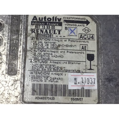 Renault Megane 2 Airbag Beyni 8200682381 607139300