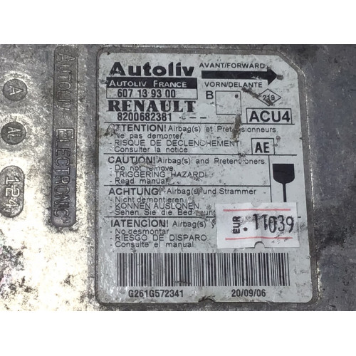 Renault Megane 2 Airbag Beyni 8200682381 607139300