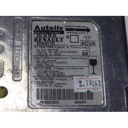 Renault Megane 2 Airbag Beyni 8200481127 604289600