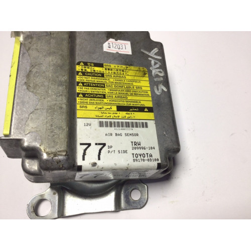 Toyota Yarıs Airbag Beyni 89170-0D100 209996-104