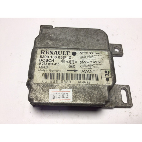 Renault Clio 2 Airbag Beyni 8200136038 0285001415