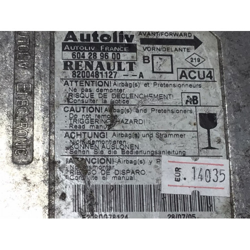 Renault Megane 2 Airbag Beyni 8200481127A 604289600