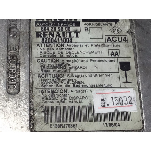 Renault Megane 2 Airbag Beyni 8200411004 604289600