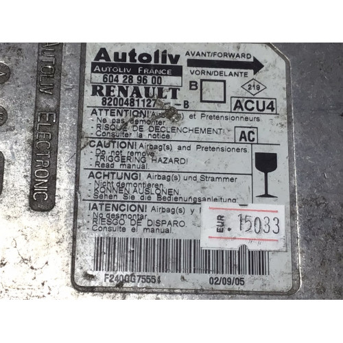 Renault Megane 2 Airbag Beyni 8200481127B 604289600