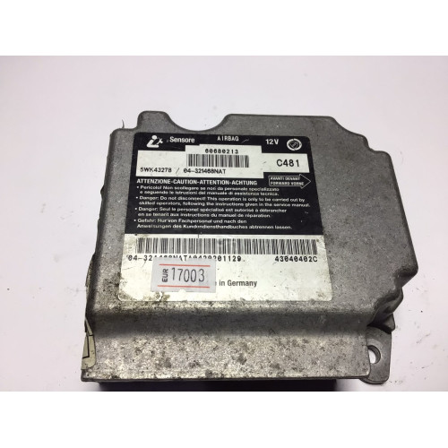 Alfa Romeo Airbag Beyni 5WK43278 60680213 C481