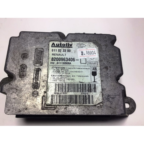 Renault Clio 3 Airbag Beyni 8200963406 611023300