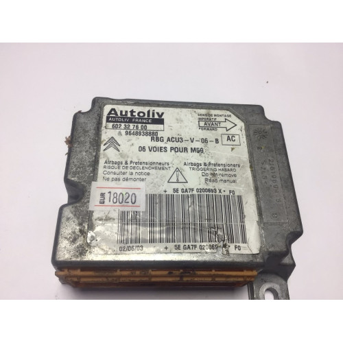 Citroen Berlingo Airbag Beyni 9648938880 602327600