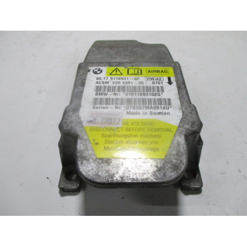 BMW E60 E61 5 Serisi Airbag Beyni 65.77-9118931-02