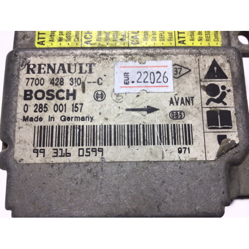 Renault Clio 2 Airbag Beyni 0285001157 7700428310