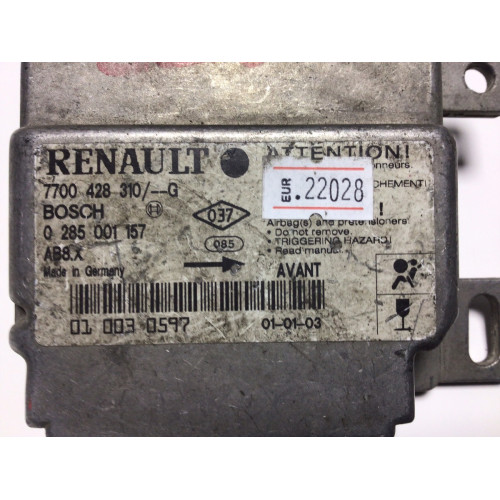 Renault Clio 2 Airbag Beyni 0285001157 7700428310