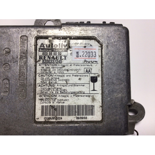 Renault Megane Airbag Beyni 8200337245