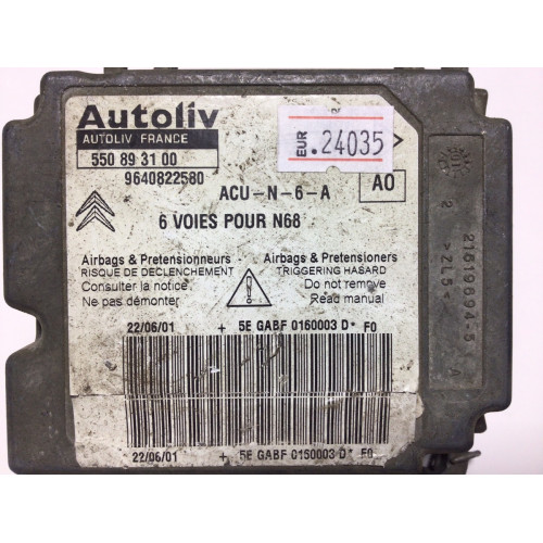 Citroen Xsara Picasso Airbag Beyni 9640822580 550893100