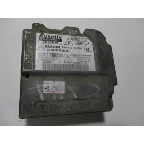 Citroen C4 Airbag Beyni 9662643980 603726100