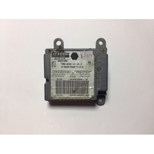 Peugeot 206 Airbag Beyni 603201200 9653441980