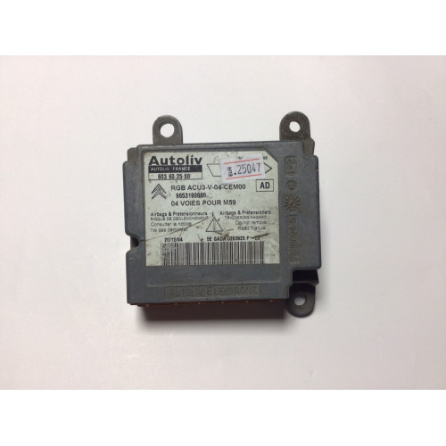 Peugeot Partner Citroen Berlingo Airbag Beyni 603602500 9653190880