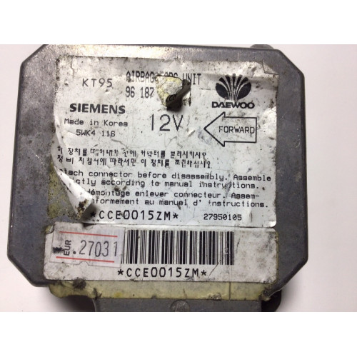 Daewoo Espero Airbag Beyni 96187128 5WK4116