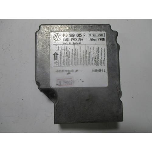 Volkswagen Golf Jetta Airbag Beyni 1K0909605P 5WK43700