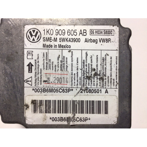 Volkswagen Golf Jetta Airbag Beyni 1K0909605AB İNDEX5