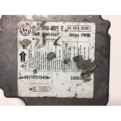 Volkswagen Golf Jetta Airbag Beyni 1K0909605E 