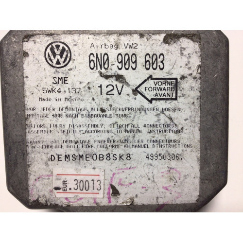 Volkwagen Golf Airbag Beyni 6N0909603 
