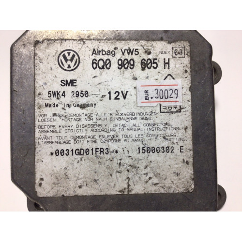 Skoda Fabia Airbag Beyni 6Q0909605H 5WK42950