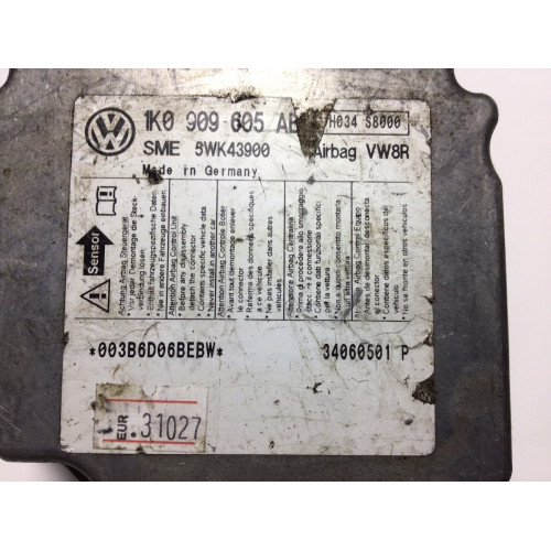 Volkswagen Golf Jetta Airbag Beyni 1K0909605AB İNDEX5