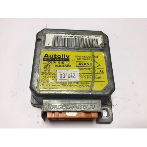Peugeot 206 Airbag Beyni 9636894080 550541500