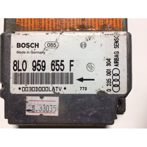Audi A3 Airbag Beyni 8L0959655F 0285001304 