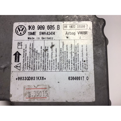 Volkswagen Airbag Beyni 1K0909605B 5WK43414