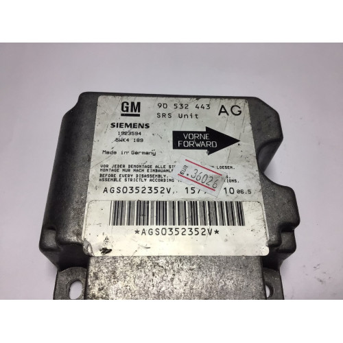 Opel Corsa B Airbag Beyni 90532443 5WK4189 AG