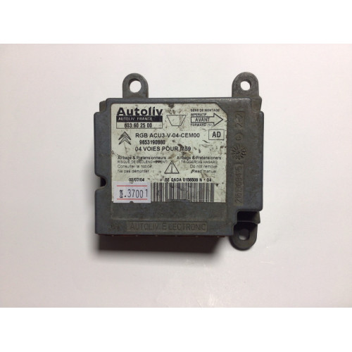 Peugeot Partner Citroen Berlingo Airbag Beyni 603602500 9653190880