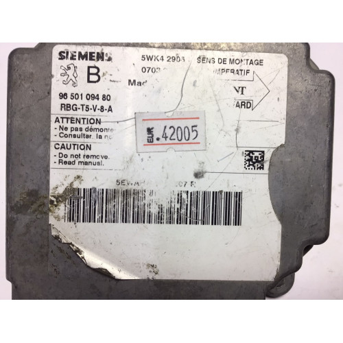 Peugeot 407 Airbag Beyni 9650109480 