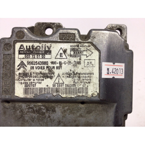 Citroen C4 Airbag Beyni 9662643980 603726100