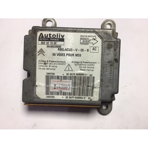 Citroen Berlingo Airbag Beyni 9648938880 602327600