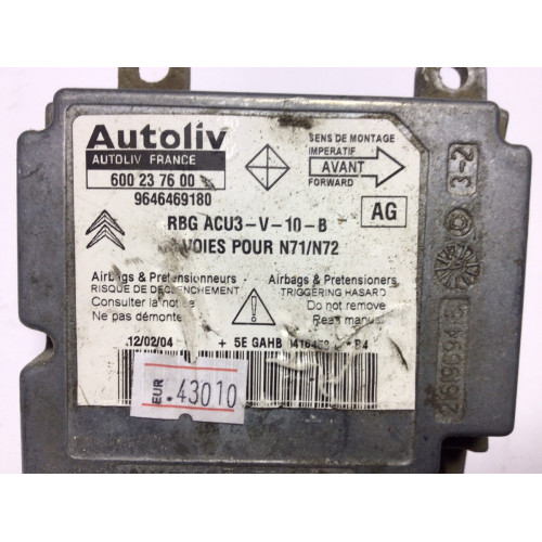 Citroen Xsara Airbag Beyni 9646469180 600237600