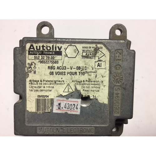 Peugeot 206 Airbag Beyni 9652275580 602327000