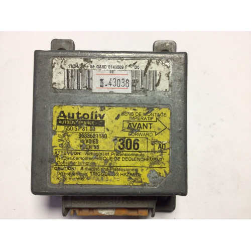 Peugeot 306 Airbag Beyni 9633621180 550578100