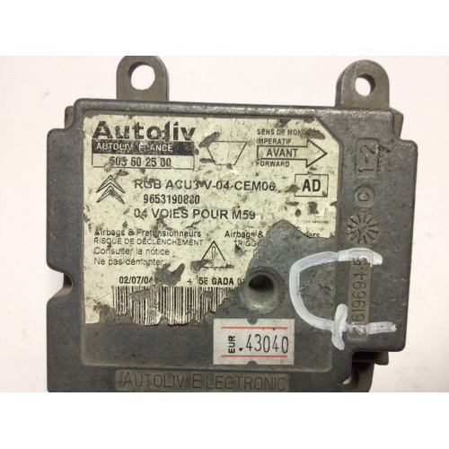 Citroen Berlingo Airbag Beyni 603602500 9653190880