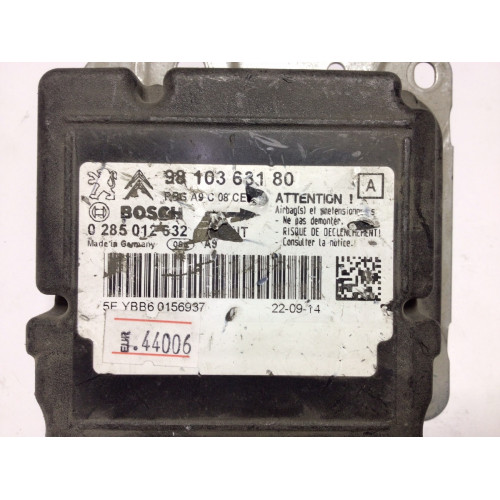 Peugeot 208 Airbag Beyni 9810363180 0285012632