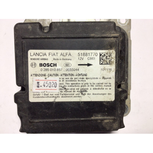 Fiat Doblo Airbag Beyni 0285010857 51881770