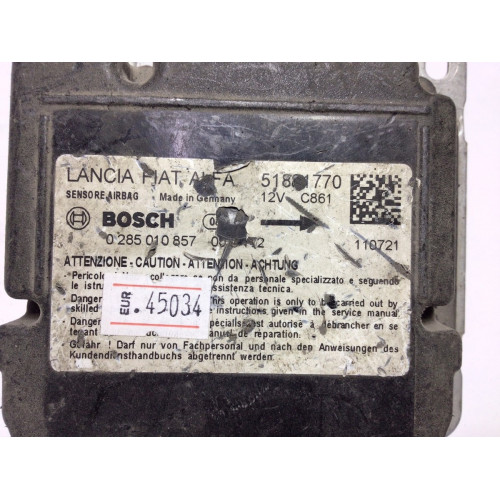 Fiat Doblo Airbag Beyni 0285010857 51881770