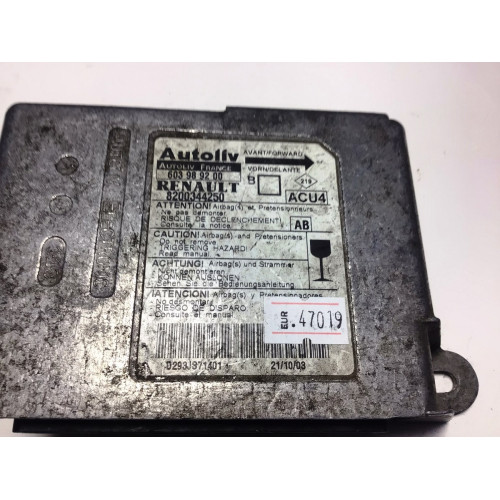 Renault Megane Airbag Beyni 603989200 8200344250